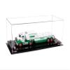 Better Display Cases Versatile Clear Acrylic Trucks, Trains and Rockets Display Case - Large Rectangle Box with Clear Case, Pink Risers and Black Base 19.25" x 8.25" x 8" (A103/V47) view 1