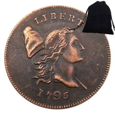 1795 Luxury Liberty USA Half-Cent Hobo Nickel World Coins Pendant- Good Luck Commemorative Funny Coin Badge Jewelry Pendant