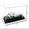 Better Display Cases Versatile Clear Acrylic Trucks, Trains and Rockets Display Case - Large Rectangle Box with Clear Case, Dark Blue Risers and Black Base 19.25" x 8.25" x 8" (A103/V47) view 2