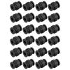 MECCANIXITY Anti-Vibration Shock Absorption Damping Rubber Balls M7x20mm for RC Quadcopter FPV Gimbal Camera Mount (Black/Pack of 24) view 1