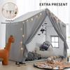 Kids Play Tent Indoor, Play Tents for Kids, Razee Large Playhouse Tent Play House with Padded Mat, Tent Castle for Toddlers, Play Cottage Kid Toys for Boy Girl Birthday Gift (Grey) view 4