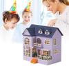 Miniature European-Style Chalet Cottage Dollhouse Kit Wooden Furniture, DIY Dollhouse Kit with LED Creative Room,Adult Teenager Children Gift (Double Storey Villa) view 4