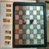 3 inch King, 13 inch Flat Board, Chess Set & Chess Games Aluminium Chess Set Pieces with Chess Borad Unique Designer Handmade Borad Piece Ideal Gift Item for Chess Lover by MIZHANDICRAFTS view 2