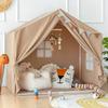 Kids Indoor Play Tent with Mat, Play Tent for Kids Ages 3-8, Large Playhouse Toddler Tent Indoor, Castle Tent for Girls Boys, Play Cottage, Toy House Birthday Gift view 2