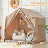 Kids Indoor Play Tent with Mat, Play Tent for Kids Ages 3-8, Large Playhouse Toddler Tent Indoor, Castle Tent for Girls Boys, Play Cottage, Toy House Birthday Gift view 3