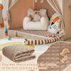 Kids Indoor Play Tent with Mat, Play Tent for Kids Ages 3-8, Large Playhouse Toddler Tent Indoor, Castle Tent for Girls Boys, Play Cottage, Toy House Birthday Gift view 4