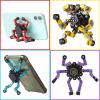Gokeey Fidget Spinners 8 Pcs for Kids and Adults Stress Relief Sensory Toys for Boys and Girls Fingertip Gyros Party Favors Sensory Fidget Toys Stocking Stuffers Bulk Gifts Trasransformable view 3