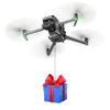 (3 in 1) FLYDrone Mavic 3 Pro Landing Gear with Airdrop System, Payload/Delivery/Transport Release Device for DJI Mavic 3 Classic/Mavic 3/Mavic 3 pro Accessories Lights Landing legs view 1