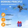 (3 in 1) FLYDrone Mavic 3 Pro Landing Gear with Airdrop System, Payload/Delivery/Transport Release Device for DJI Mavic 3 Classic/Mavic 3/Mavic 3 pro Accessories Lights Landing legs view 3