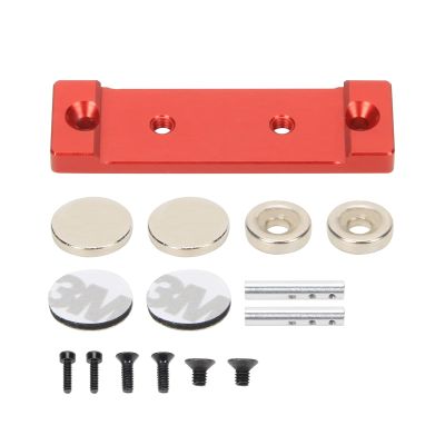 RCAWD Alloy SCX24 Refit Body Clip Magnets for 1/24 Axial SCX24 Crawler Upgrade Parts Red