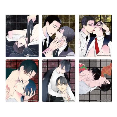1 Official Illustration Acrylic Cards Box of 6
