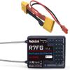 Radiolink 2.4Ghz R7FG 7 Channels Gyro Receiver with Voltage Telemetry Long Range Control, Water-Splash RX for RC Crawler Car Boat Radio Controller System RC4GS v2/RC6GS v2/RC4GS/RC6GS view 1
