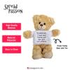 SpreadPassion Grandparents Teddy Bear, Gift Stuffed Animal, Plush Teddy Bear with Tee, Welcoming Baby Gift, Gift for Her, Gift for Newborn, Grandparents Birthday Christmas Basket Gift Idea view 2