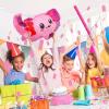 Sratte Pink Axolotl Piata Cute Axolotl Party Supplies Piata with Blindfold and Bat Party Decorations for Birthday Fiesta Supplies, 14.96 x 9.45 x 2.95 inch view 2