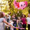 Sratte Pink Axolotl Piata Cute Axolotl Party Supplies Piata with Blindfold and Bat Party Decorations for Birthday Fiesta Supplies, 14.96 x 9.45 x 2.95 inch view 4