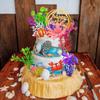 16 PCS Sea Ocean Cake Toppers Under the Sea Ocean Animals Birthday Cake Decorations for Sea Ocean Theme Baby Shower Birthday Party Supplies (Ocean) view 4