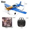 P51D RC Plane 4CH 2.4GHz RTF Remote Control Airplane P-51 Mustang Fighter Glider Aircraft Ready to Fly Radio Controlled Drone Hobby Plane with 6-Gyro Xpilot Stabilization System for Beginners Trainer view 2