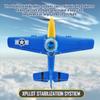 P51D RC Plane 4CH 2.4GHz RTF Remote Control Airplane P-51 Mustang Fighter Glider Aircraft Ready to Fly Radio Controlled Drone Hobby Plane with 6-Gyro Xpilot Stabilization System for Beginners Trainer view 4