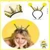 Dolkoic Bee Bopper Antenna Headband Bee Tentacle Hair Bands and Sunglasses for Halloween Birthday Themed Party Costume Cosplay Party Favors view 3
