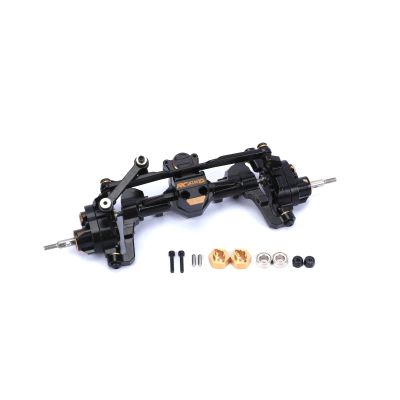 RCAWD Reinforced Screws SCX24 Front Portal Axle Full Brass for Axial 1/24 SCX24 AX24 & AX24 Upgrade Parts