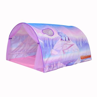 Bed Tent for Kids Lucky Castle Bed Tent Foldable Game House for Children Play Tents for Girls Boys Sleeping Canopy Playhouse