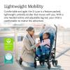 UPPAbaby G-Luxe Umbrella Stroller/Lightweight Design for Easy Travel/One-Step Fold + Recline/XL Basket + Canopy/Cup Holder Included/Jake (Charcoal/Carbon) view 3