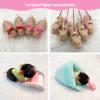 VOLOBE 5 Inches Silicone Piglet, Soft Mini Realistic Silicone Animal with Silicone Piglet Accessories for Kids Boy Girl Birthday (Luna) view 3