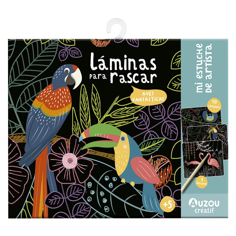 LAMINAS PARA RASCAR. PAJAROS