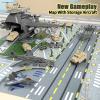 chengjiaing Airplane Toys Set, Transport Cargo Airplane and 8 Army Vehicals, Army Men Trucks Airplanes Helicopter Birthday Gift for Kids Toddlers Boys 3 4 5 6 Years Old view 2