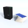 Boltquan Black Tarot Card Holder with Light Green Interior; Fold Top Tarot Card Box Case with Magnetic Lid Closure; Fits Rider Waite Tarot Card Deck; Holder Measures Standard Size 5.39 x 3.38 x 2 In view 2