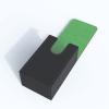Boltquan Black Tarot Card Holder with Light Green Interior; Fold Top Tarot Card Box Case with Magnetic Lid Closure; Fits Rider Waite Tarot Card Deck; Holder Measures Standard Size 5.39 x 3.38 x 2 In view 4