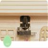 Bsetain Piggy Bank Children's Toy Money Box Wooden Coin Bank Small House Money Bank with Lock with Paintbrush Fun Unfinished Handmade Creative Gifts Great Gift view 3