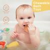AULEGE Silicone Bath Toys, Squeezable Bathtub Toys for Toddle 6-12-18 Months+, Kids-Friendly Bath Toys, Baby Shower Toys for Kids 1-3 view 2