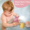 AULEGE Silicone Bath Toys, Squeezable Bathtub Toys for Toddle 6-12-18 Months+, Kids-Friendly Bath Toys, Baby Shower Toys for Kids 1-3 view 4