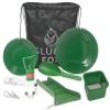 Compact Gold Prospecting Kit with 12" Pocket Sluice Box  Includes Miners Moss, Gold Trap Mat, Classifier Pan, Vials, and Tote Backpack TPR view 1