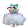 90'S baby neon cheetah feather tutu dress (12 months) view 1