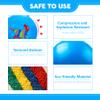 EVERICH TOY Hopper Ball, Dinosaur Hopping Toys for Kids, 18 Inch Bouncy Ball with Handle, Blue Inflatable Bouncing Hoppity Hop Toys for Boys and Girls Gifts view 3
