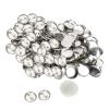100 Sets Blank Button Making Supplies, Round Badge Button view 1