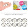 100 Sets Blank Button Making Supplies, Round Badge Button view 2
