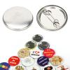 100 Sets Blank Button Making Supplies, Round Badge Button view 4