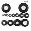 ZHIPAIJI RC Airplane Landing Gear Part, 2 Pcs/lot Airplane Tail Wheel Rubber PU Plastic Hub 1"- 3"Inch for RC Airplane Replacement Parts for RC Airplane Plane model Accessories Toy Parts ( Color : 2 p view 3