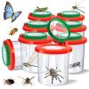 Insert Bug Viewer for Kids, 8PCS Magnifying Insect Box Bug Catcher Kit for Kids Bug Magnifier Container Critter Insect Bug Cage Bug Jar, Magnifier Backyard Explorer Insect Bug Viewer Collecting Kit view 1