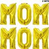 16" Mom Banner Balloons - Mother's Day Letter Balloon Mum Birthday Baby Shower Balloon Party Decoration view 4