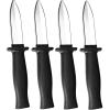 4 Pcs Retractable Knife Prop Fake Dagger Halloween Disappear Blade Trick Fake Knife Plastic Blade for Halloween Fools Day Party Favors view 1