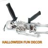 4 Pcs Retractable Knife Prop Fake Dagger Halloween Disappear Blade Trick Fake Knife Plastic Blade for Halloween Fools Day Party Favors view 3