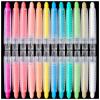 ZHBDMGK Sidewalk Chalk Set with Holder for Kids, 24Pcs Dust-free Washable Toddler Chalk in 12 Colors for Blackboard Drawing Writing Toys Gift Party Favors view 1