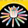ZHBDMGK Sidewalk Chalk Set with Holder for Kids, 24Pcs Dust-free Washable Toddler Chalk in 12 Colors for Blackboard Drawing Writing Toys Gift Party Favors view 3