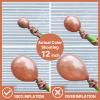 PartyWoo Rose Gold Balloons 140 pcs Different Sizes of 18 12 10 5 Inch Gold Balloon Arch Kit Garland for Birthday Graduation Bachelorette Bridal Shower Wedding Party Decorations Rose Gold-G107 view 3