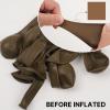 PartyWoo Brown Balloons 140 pcs Different Sizes of 18 12 10 5 Inch Neutral Brown Balloons Arch Kit Garland for Baby Shower Birthday Graduation Woodland Safari Theme Jungle Party Decorations Brown-F09 view 2