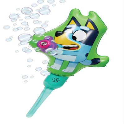 BLUEY Ballooble Bubble Machine Amazon Exclusive Huge Inflatable Bubble Machine for Kids Includes a Stand and Bonus 40oz of Bubble Solution 2 in 1 Play Pattern for Maximum Bubble Toy Fun